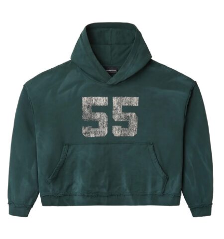Raspberry Hills ‘Rosa 55’ Green Hoodie